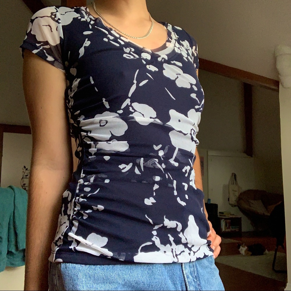 INC International Concepts V-neck blouse